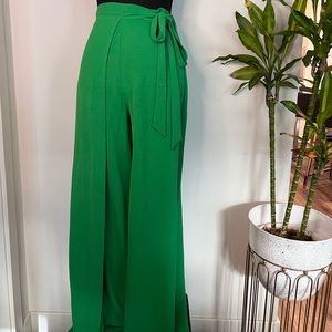 Zara Wide Leg Flowy Wrap Pants